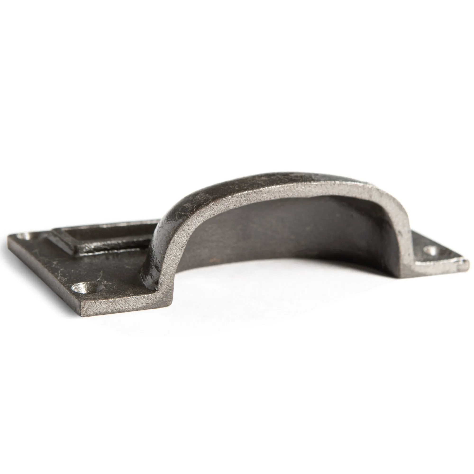 100mm x 50mm Filing Cabinet Cup Handle with Card Frame - By Hammer & Tongs
