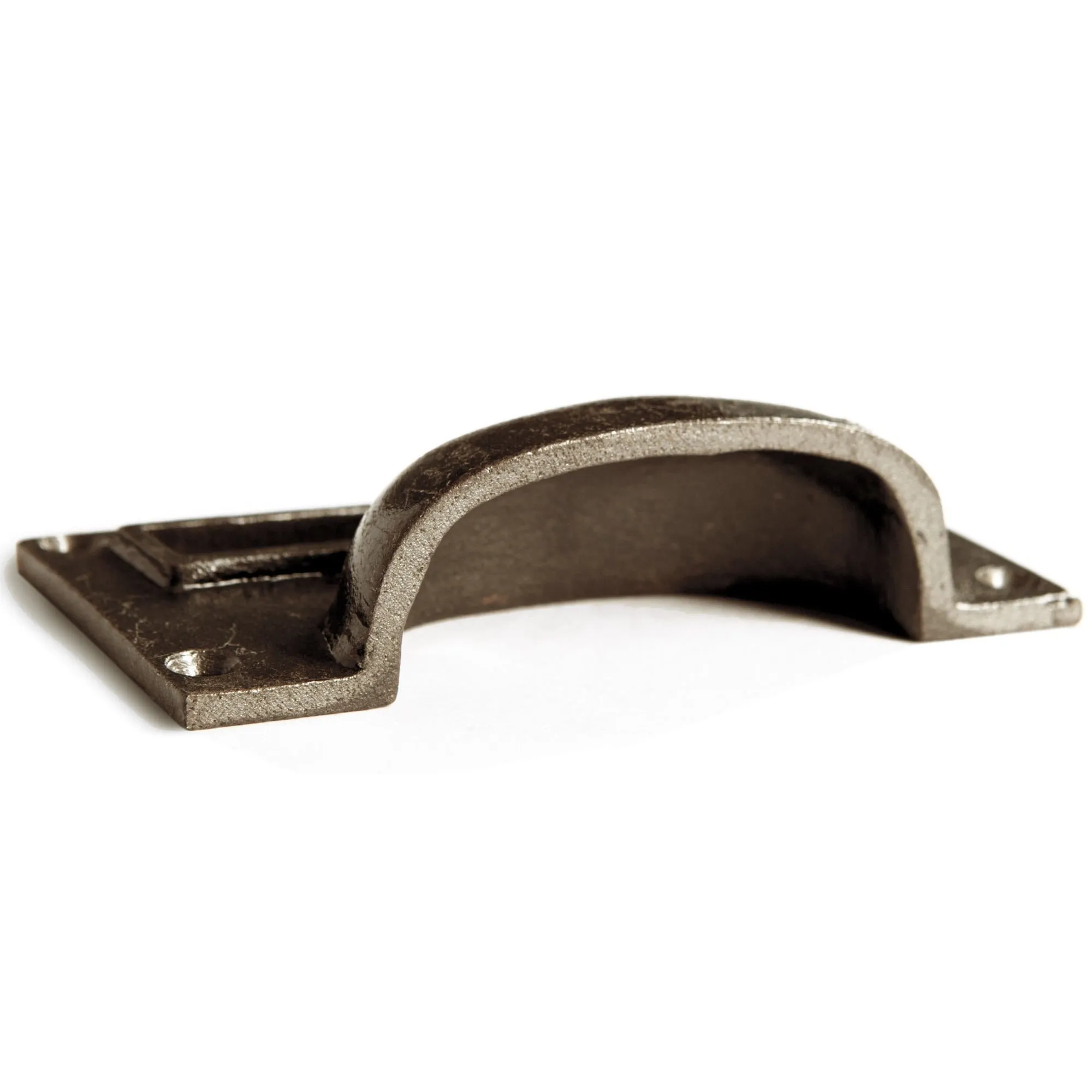 100mm x 50mm Filing Cabinet Cup Handle with Card Frame - By Hammer & Tongs