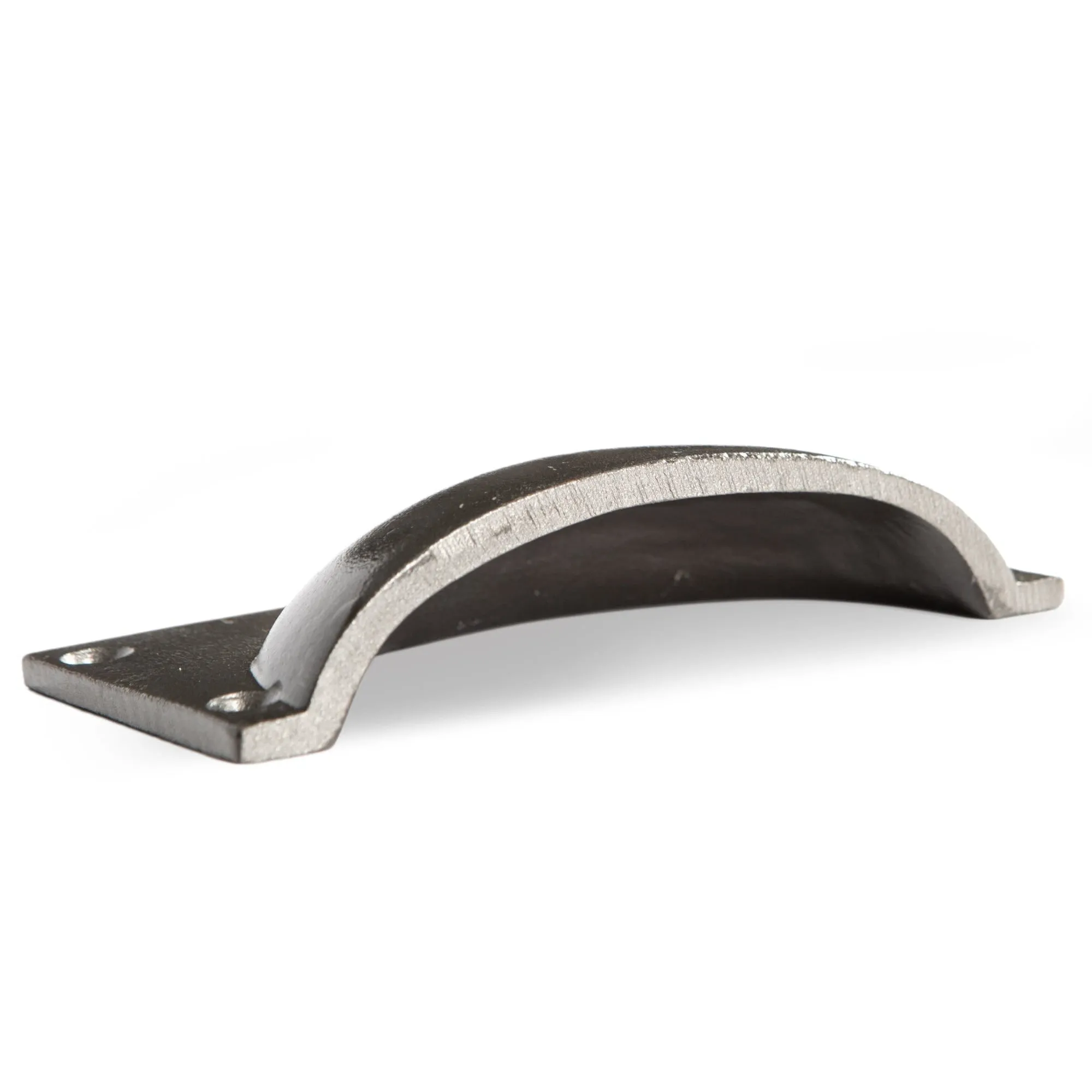 105mm x 50mm Rectangular Cabinet Cup Handle - By Hammer & Tongs