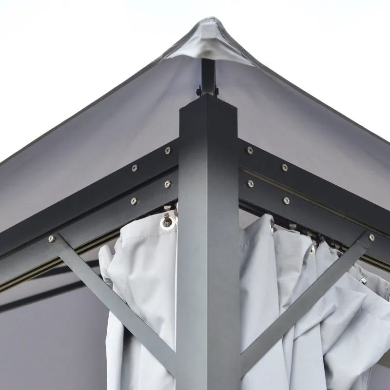 13' x 10' Gazebo - Light Gray
