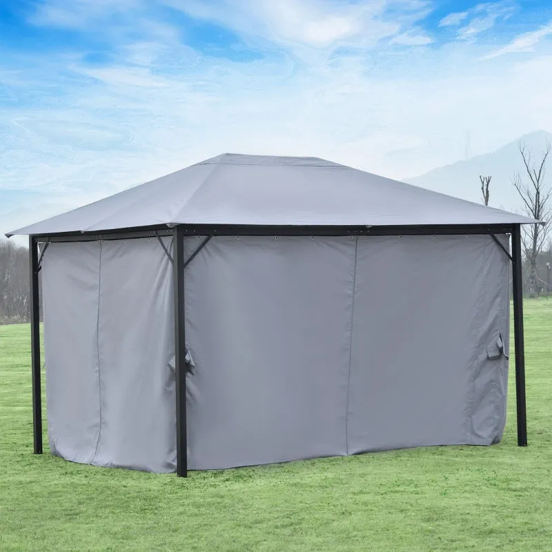 13' x 10' Gazebo - Light Gray