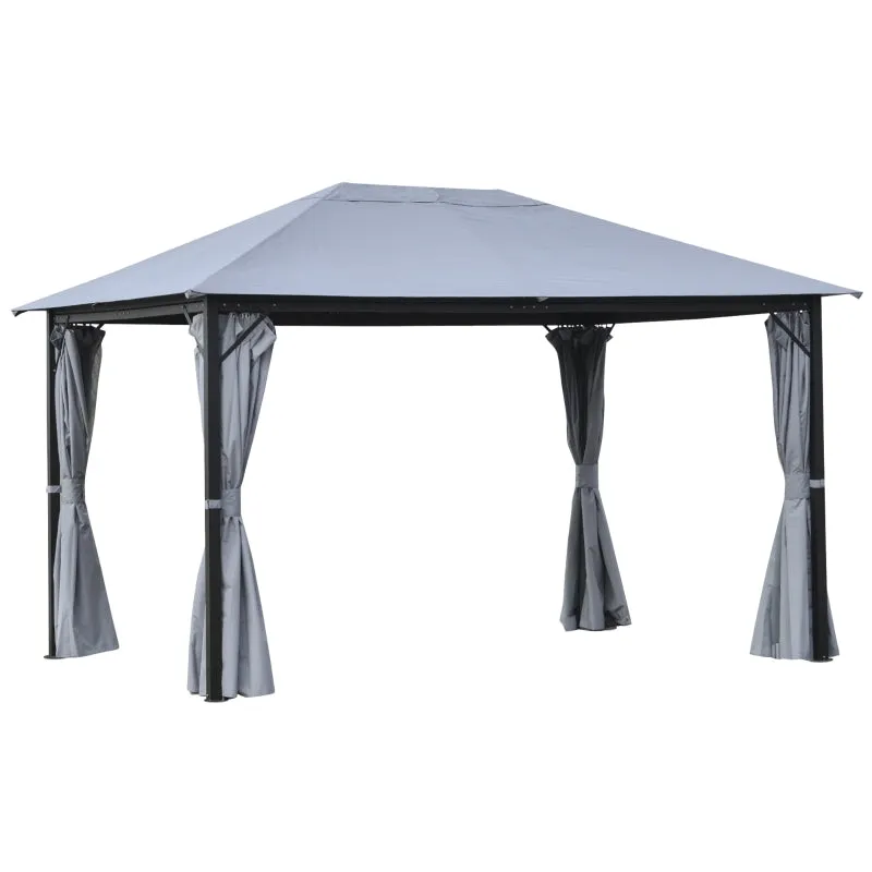 13' x 10' Gazebo - Light Gray
