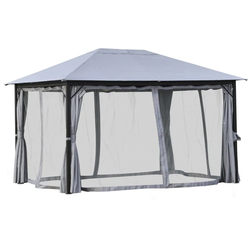 13' x 10' Gazebo - Light Gray