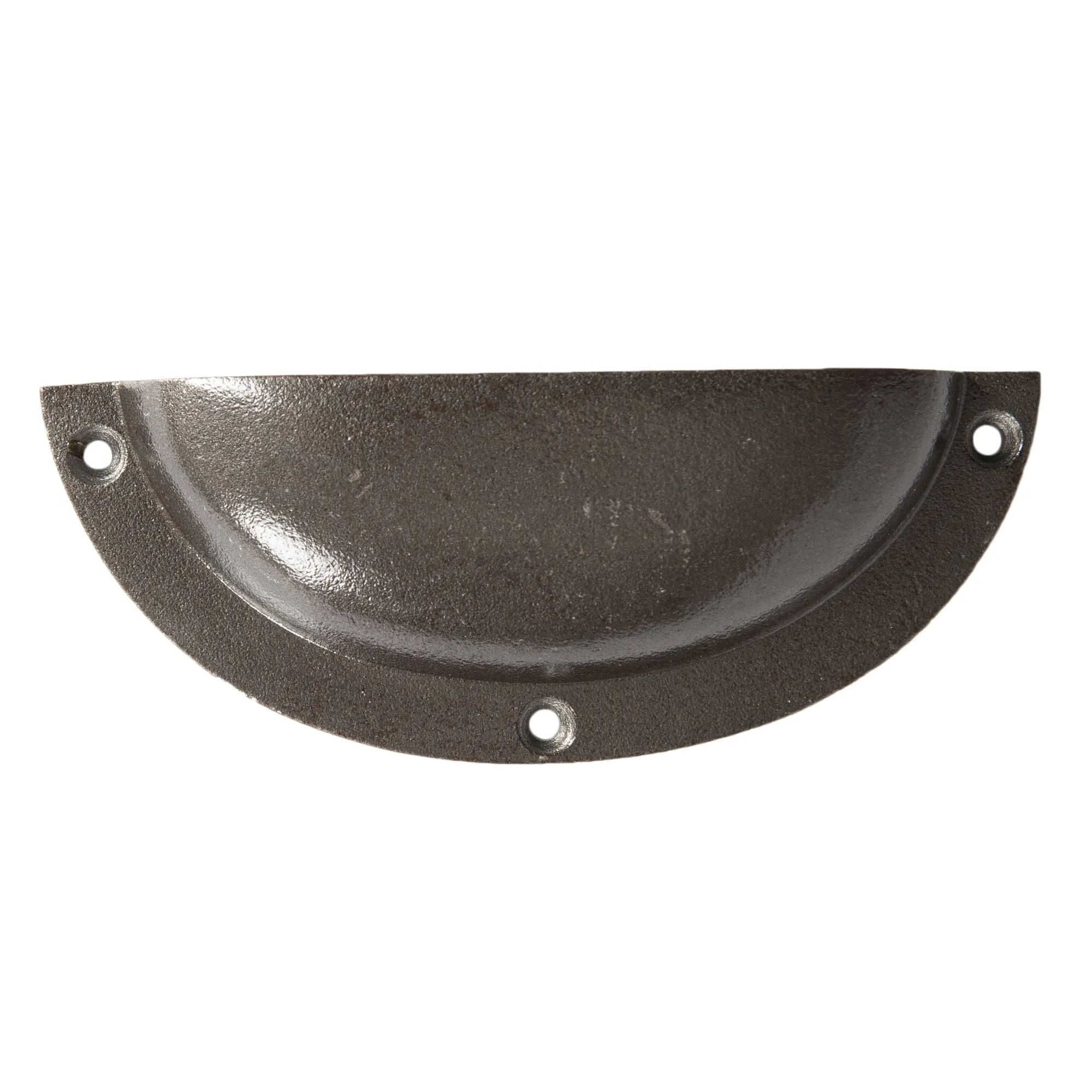 130mm x 50mm Curved Cabinet Cup Handle - By Hammer & Tongs