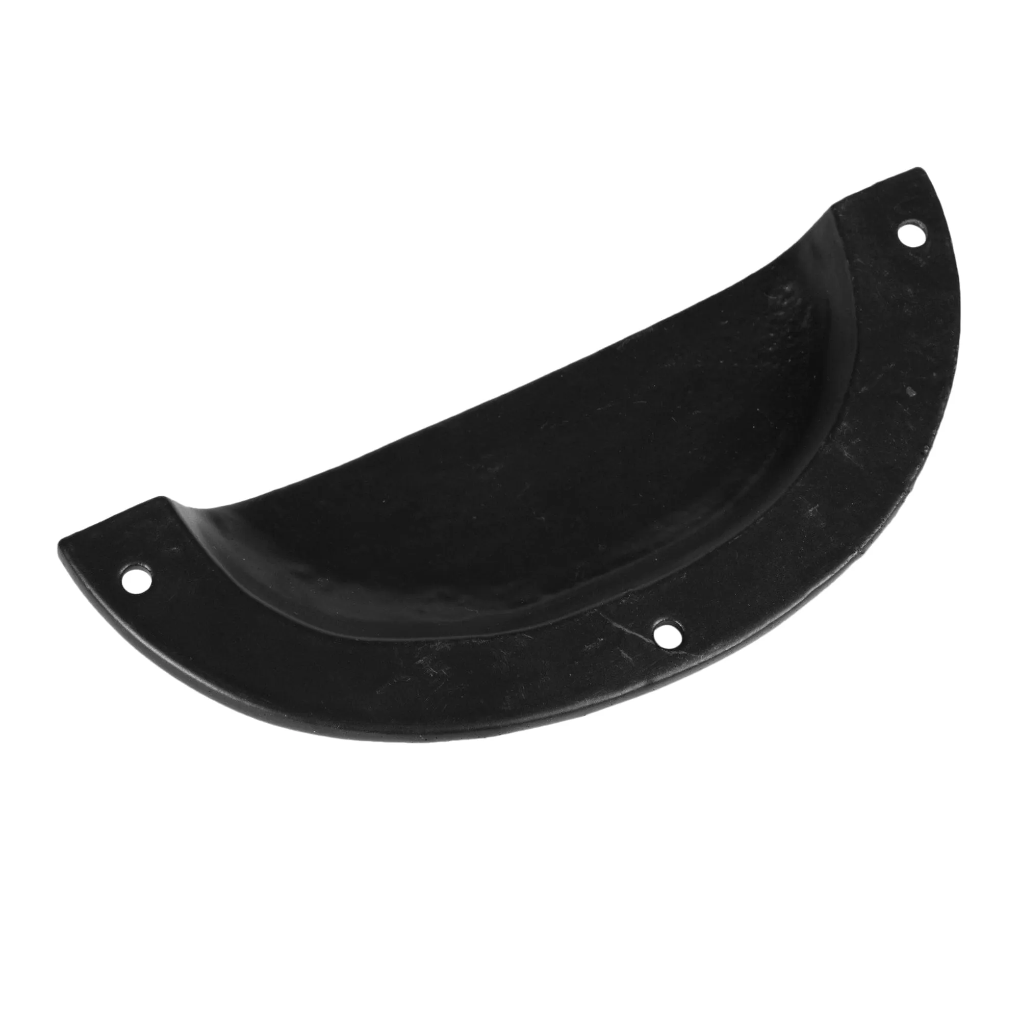 130mm x 50mm Curved Cabinet Cup Handle - By Hammer & Tongs