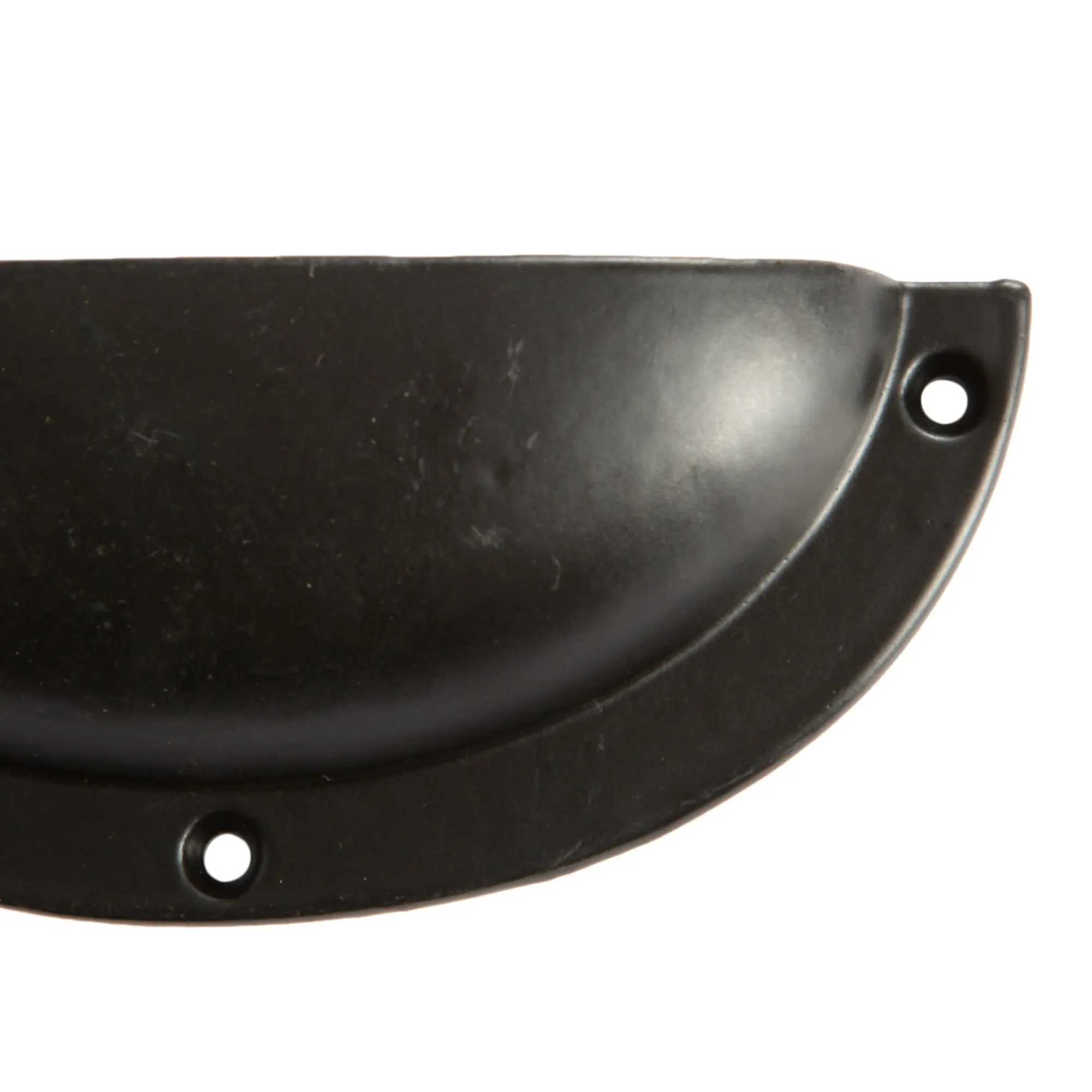 130mm x 50mm Curved Cabinet Cup Handle - By Hammer & Tongs