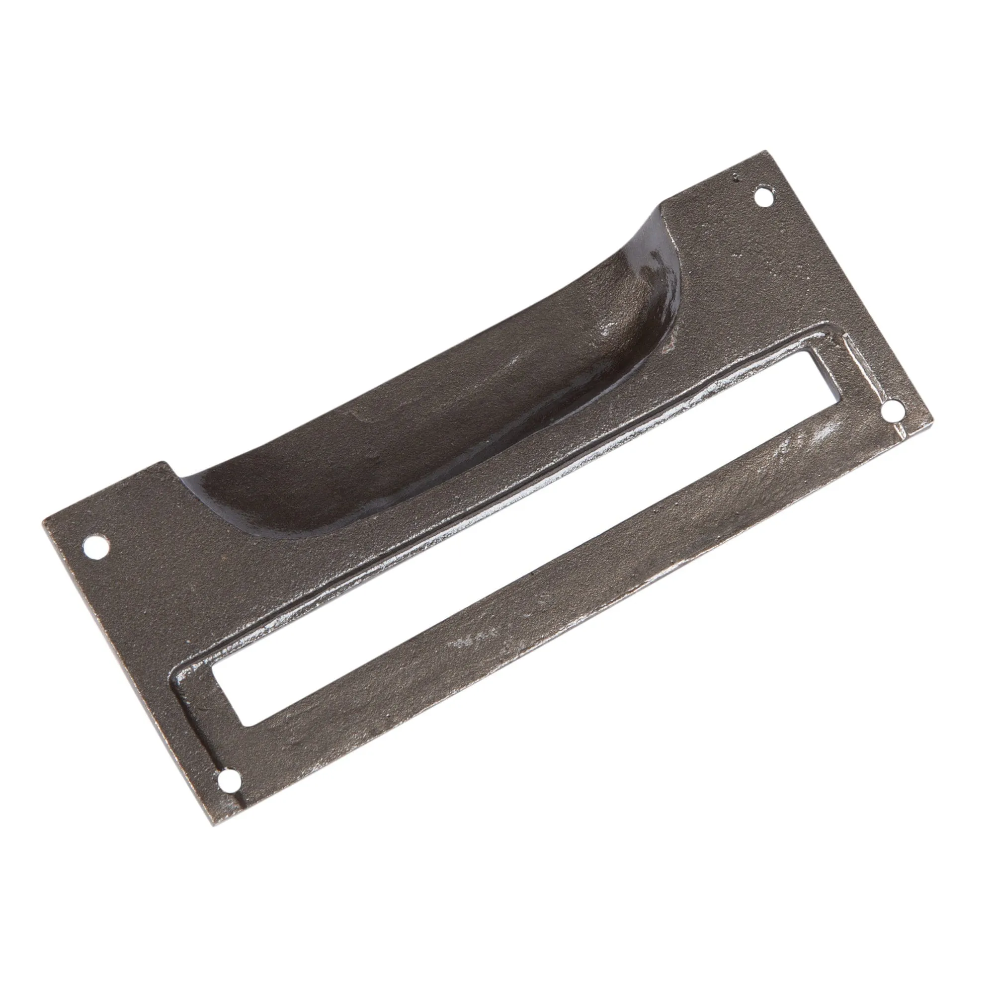 130mm x 50mm Filing Cabinet Cup Handle with Card Frame - By Hammer & Tongs