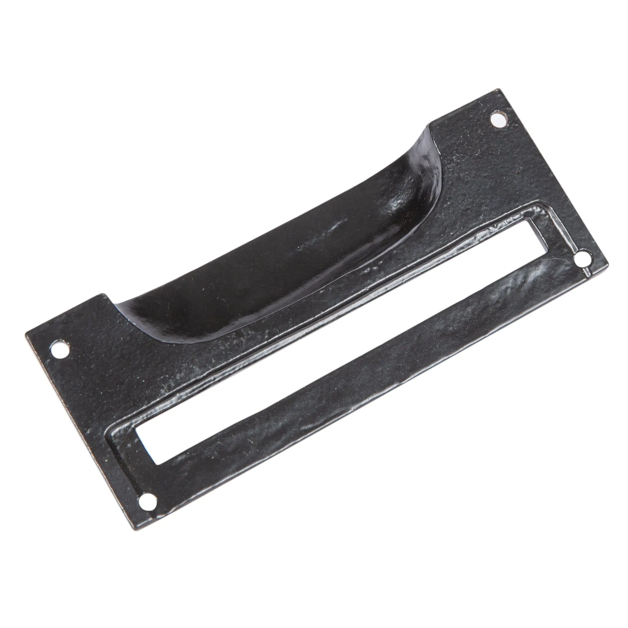130mm x 50mm Filing Cabinet Cup Handle with Card Frame - By Hammer & Tongs