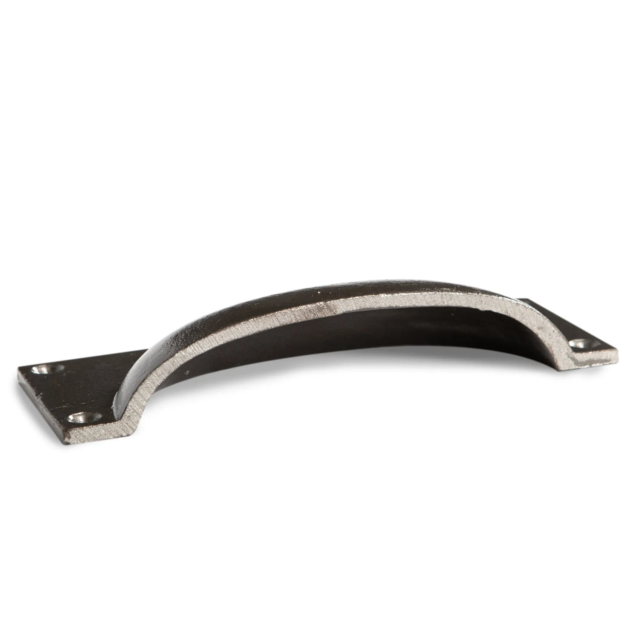 130mm x 50mm Rectangular Cabinet Cup Handle - By Hammer & Tongs