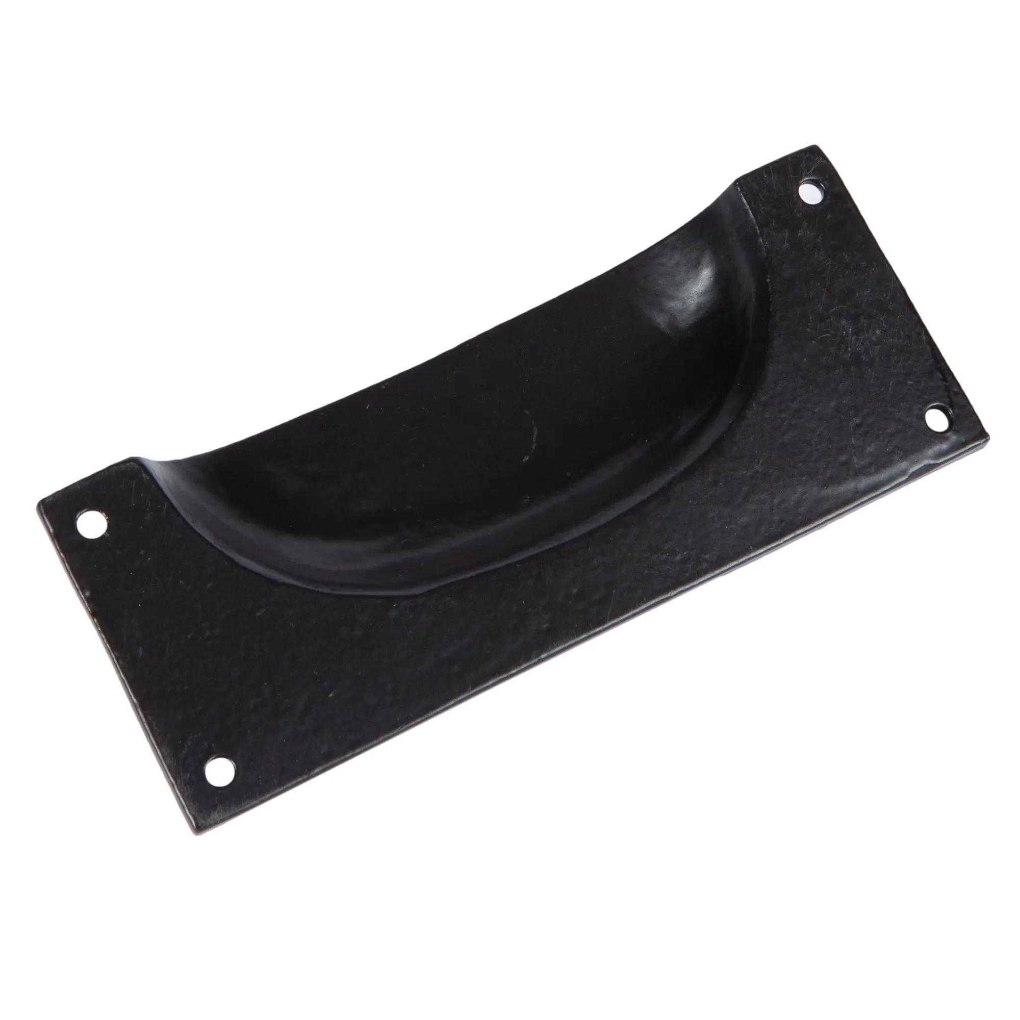 130mm x 50mm Rectangular Cabinet Cup Handle - By Hammer & Tongs