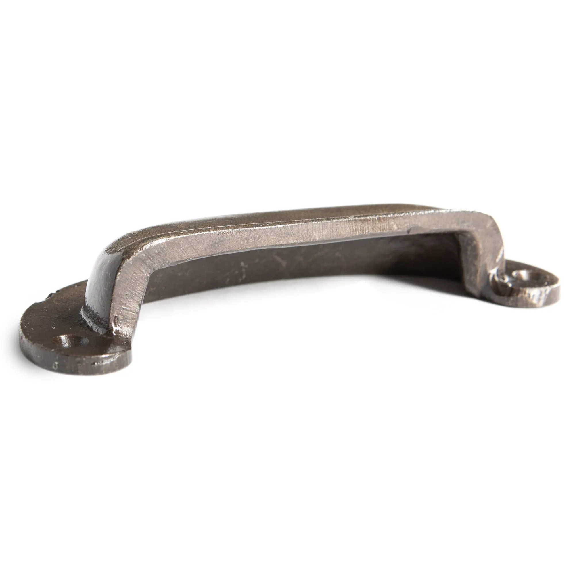 130mm x 50mm Wide Lipped Cabinet Cup Handle - By Hammer & Tongs