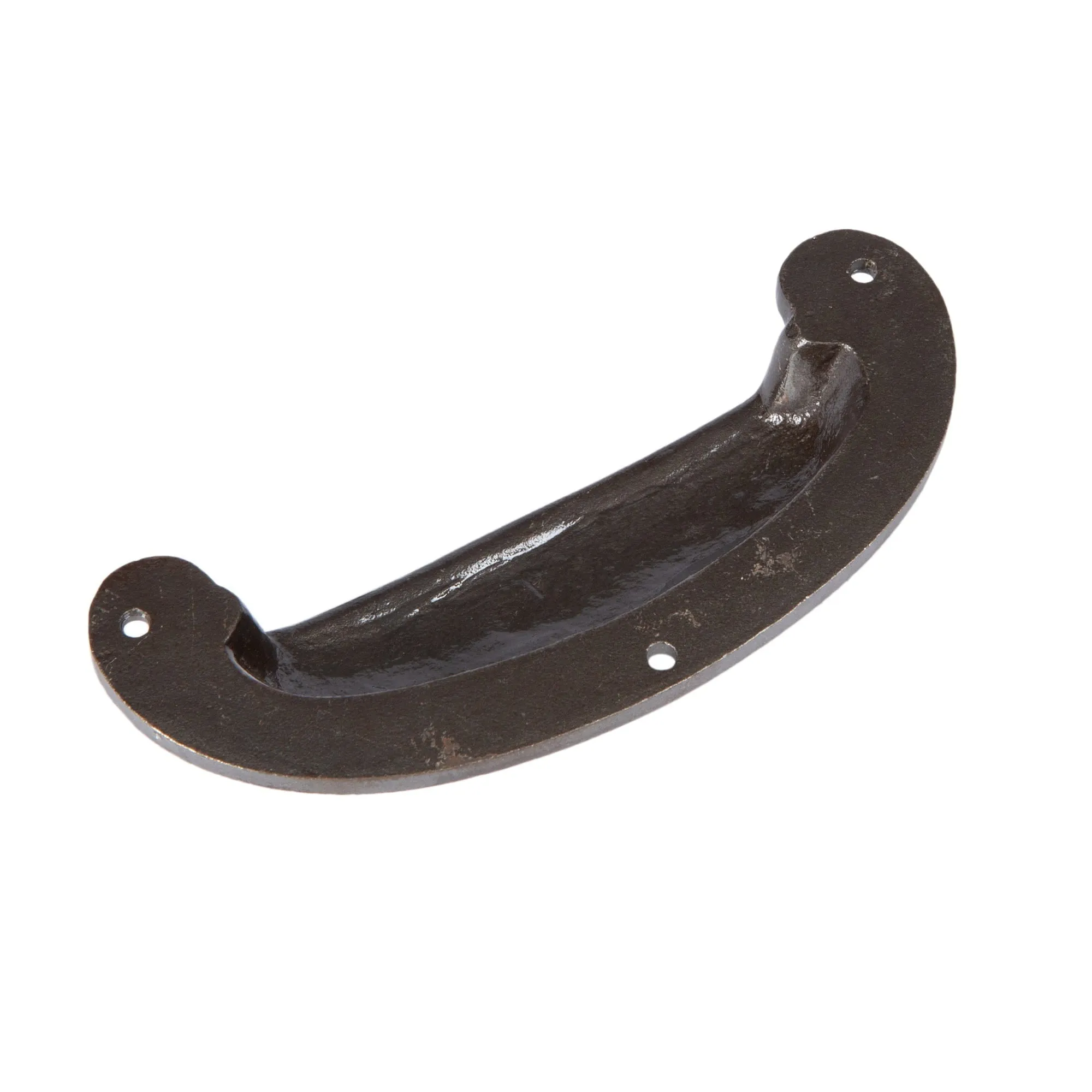 130mm x 50mm Wide Lipped Cabinet Cup Handle - By Hammer & Tongs