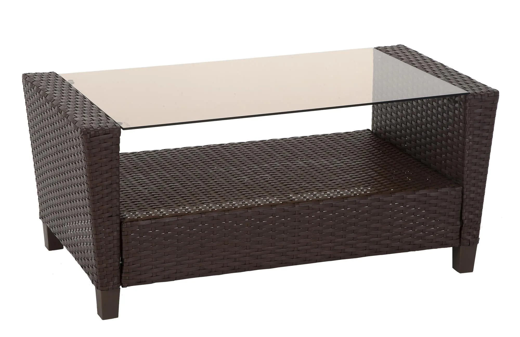 4 Piece Malmo Resin Wicker Conversation Set