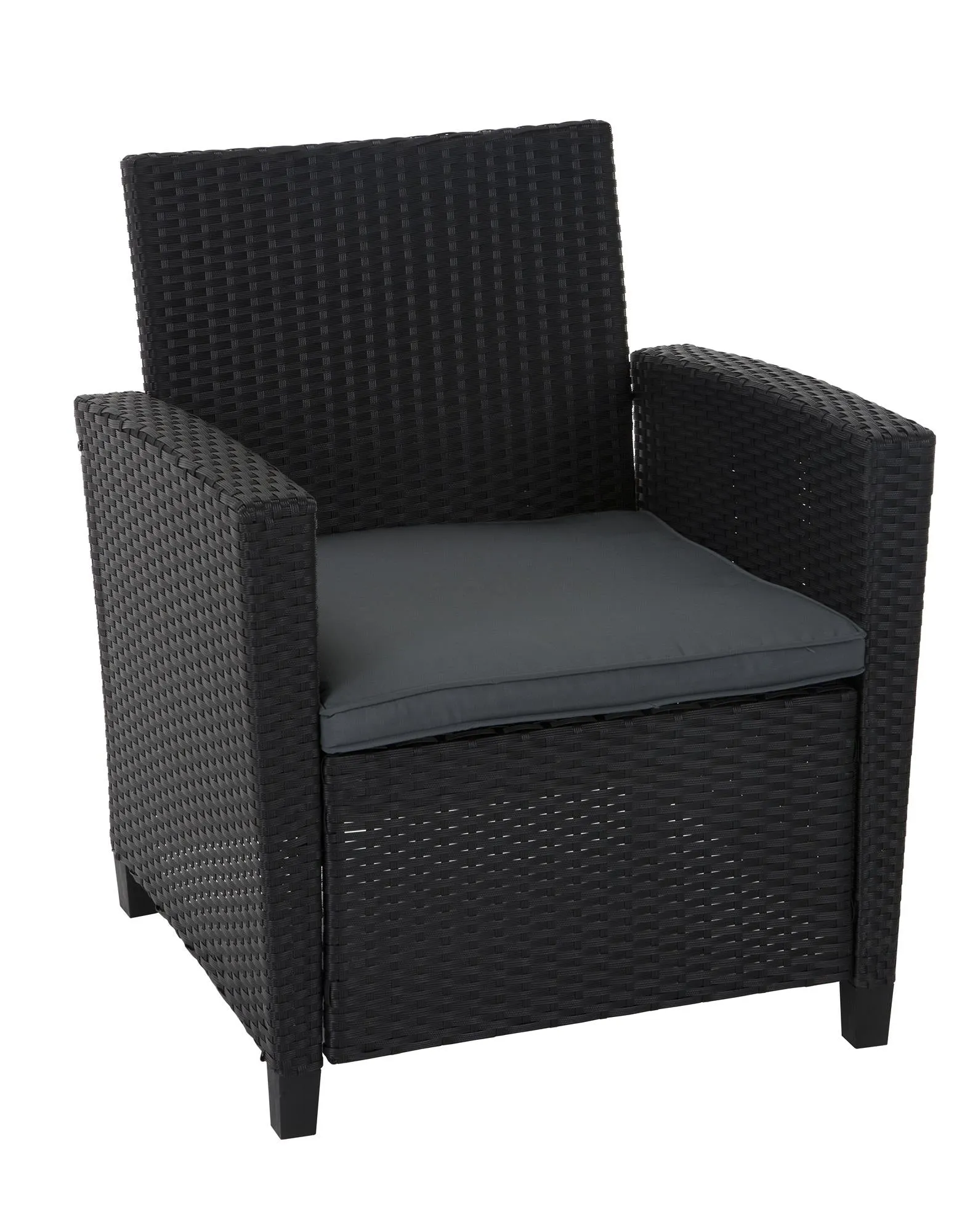 4 Piece Malmo Resin Wicker Conversation Set