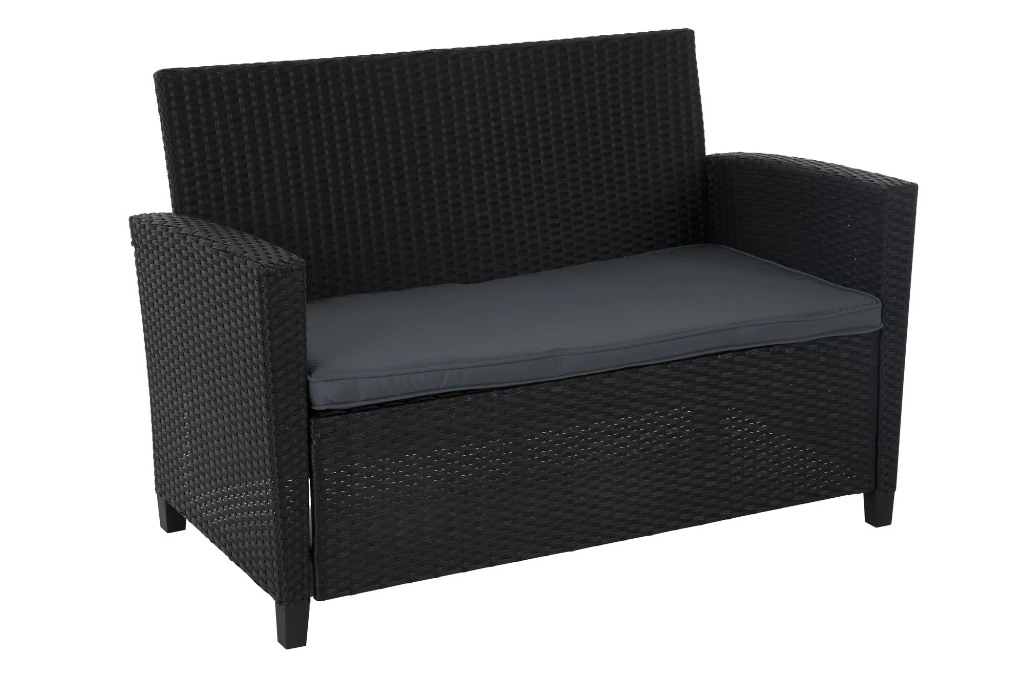 4 Piece Malmo Resin Wicker Conversation Set