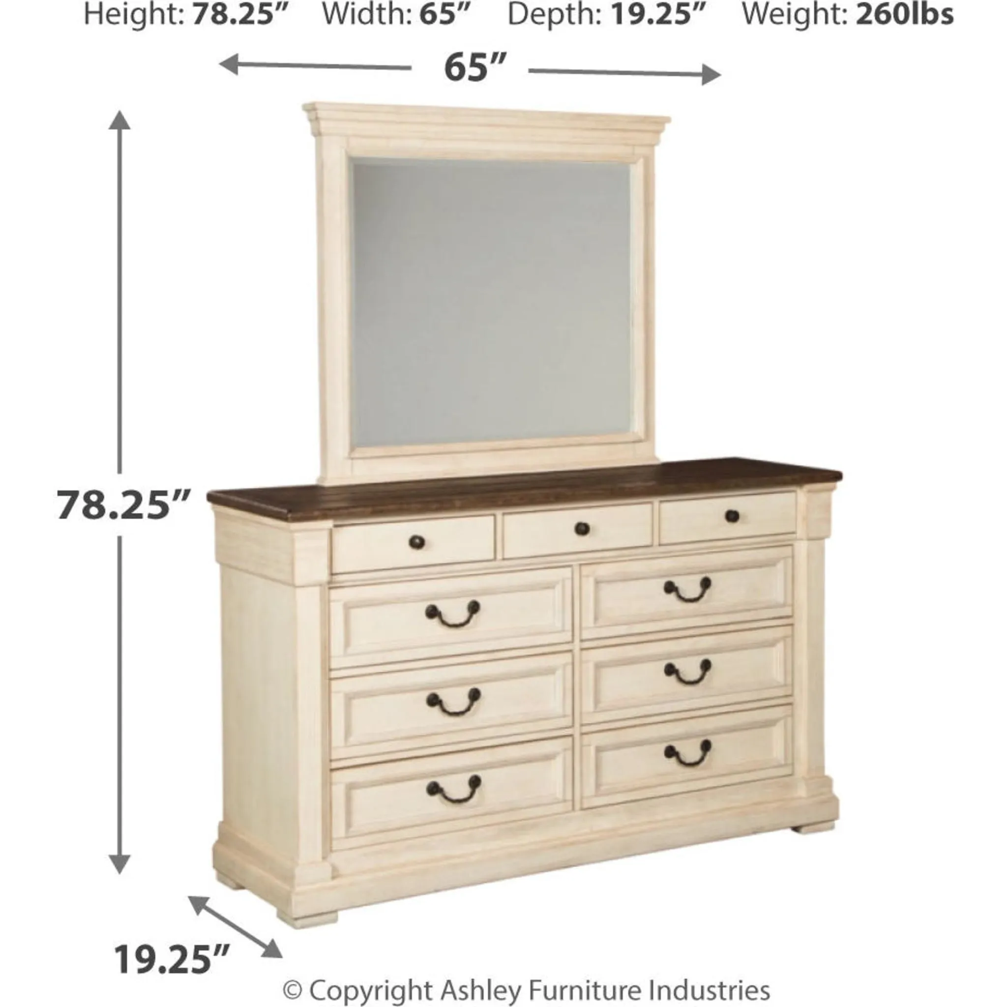 Bolanburg Dresser and Mirror
