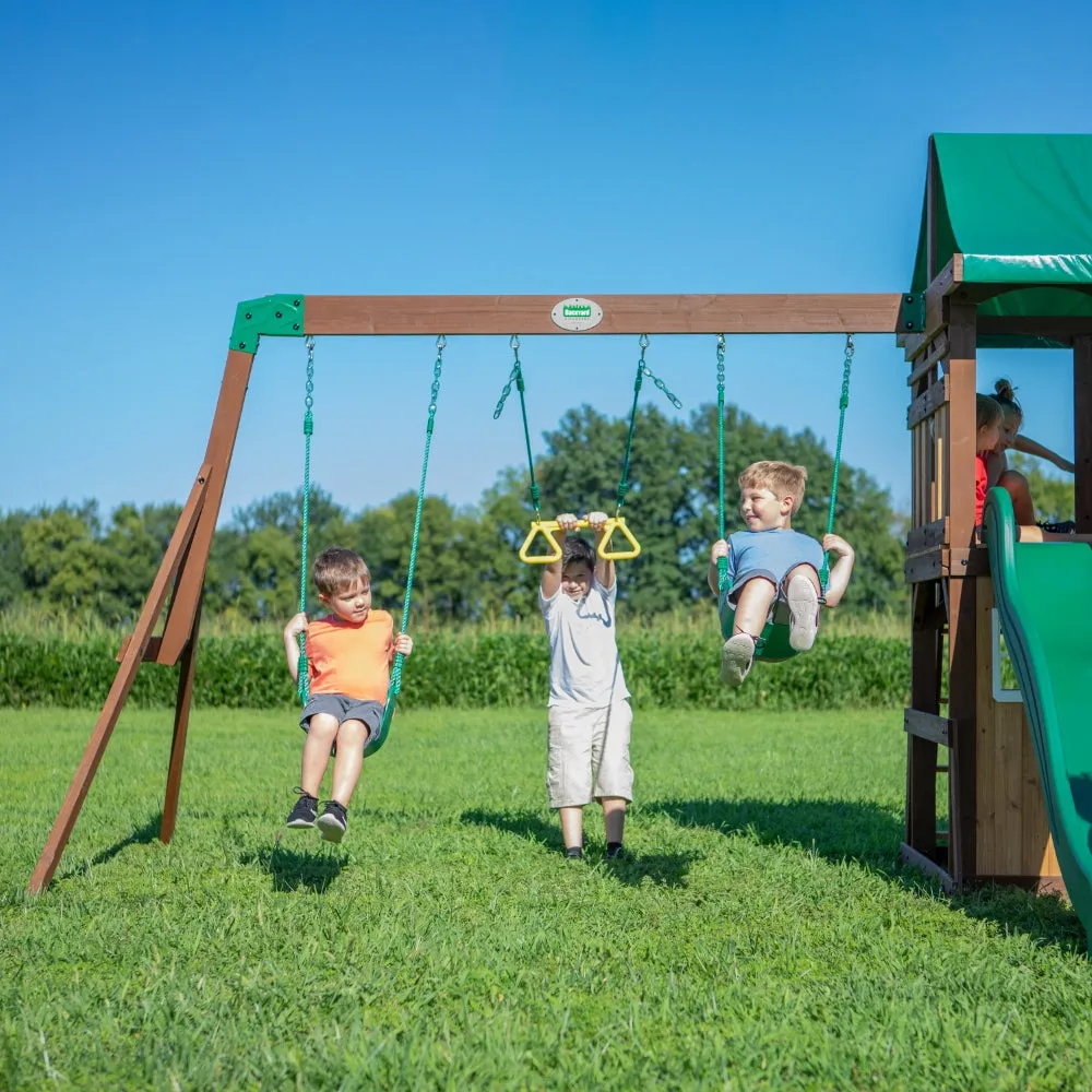 BYD Lakewood Play Tower with Swings and Slide