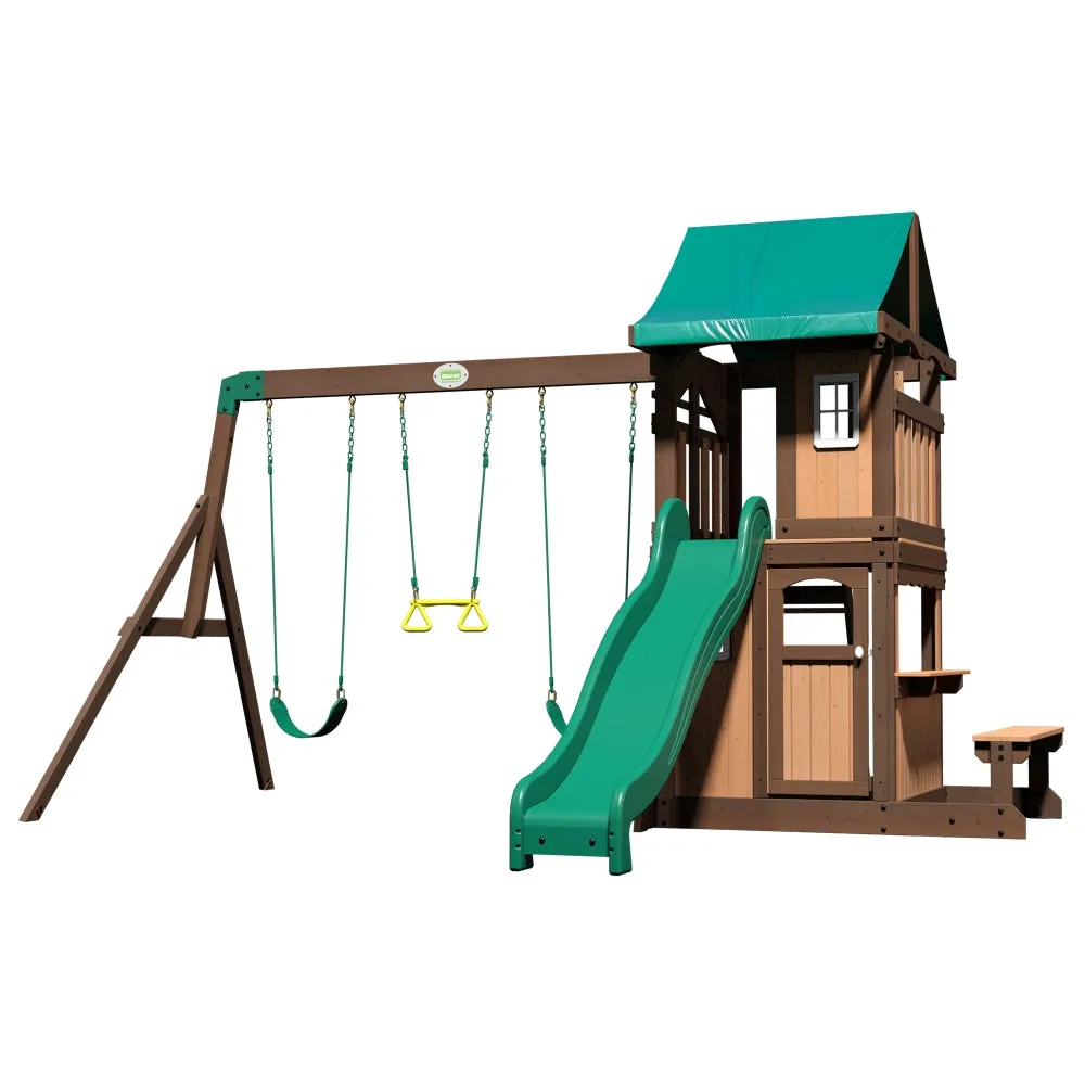 BYD Lakewood Play Tower with Swings and Slide