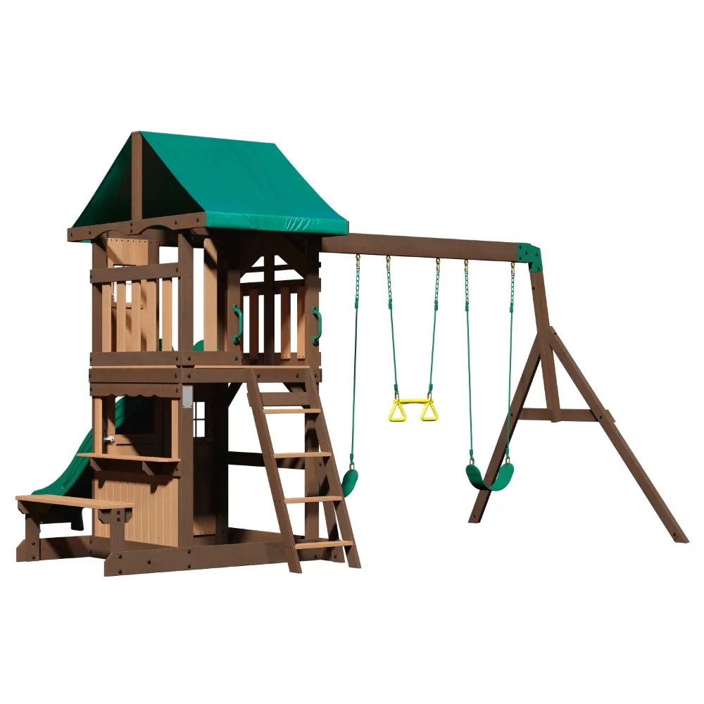 BYD Lakewood Play Tower with Swings and Slide