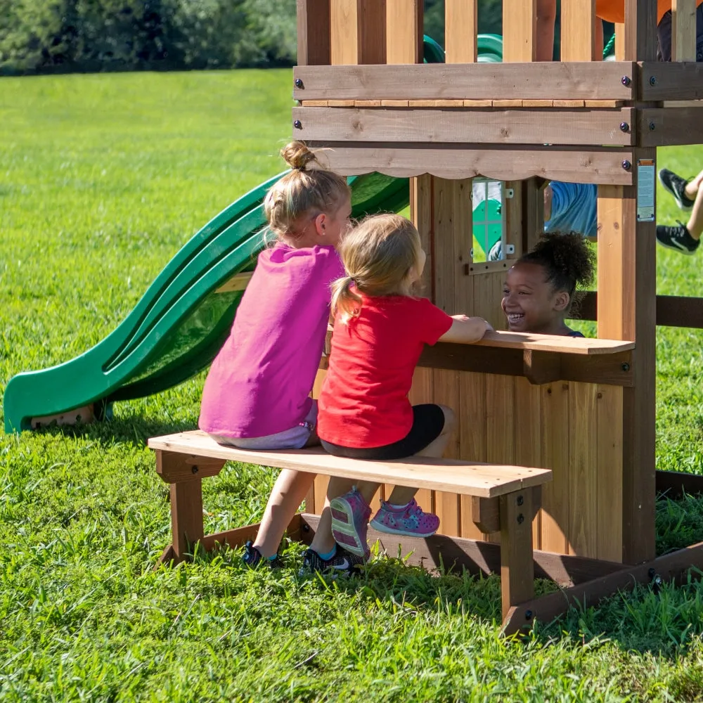 BYD Lakewood Play Tower with Swings and Slide