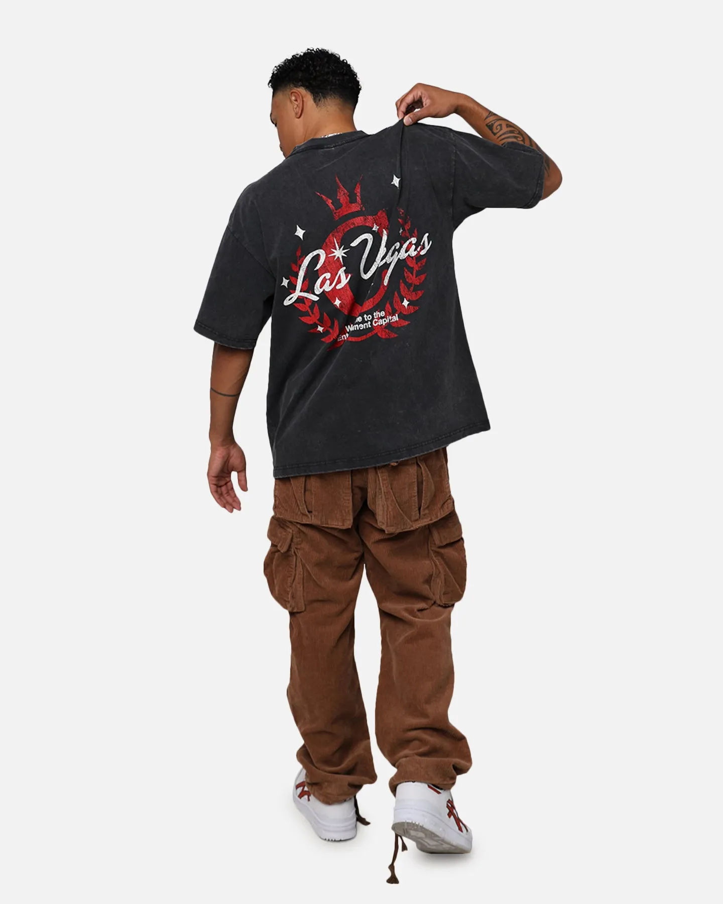 Culture Kings Entertainment T-Shirt Washed Black