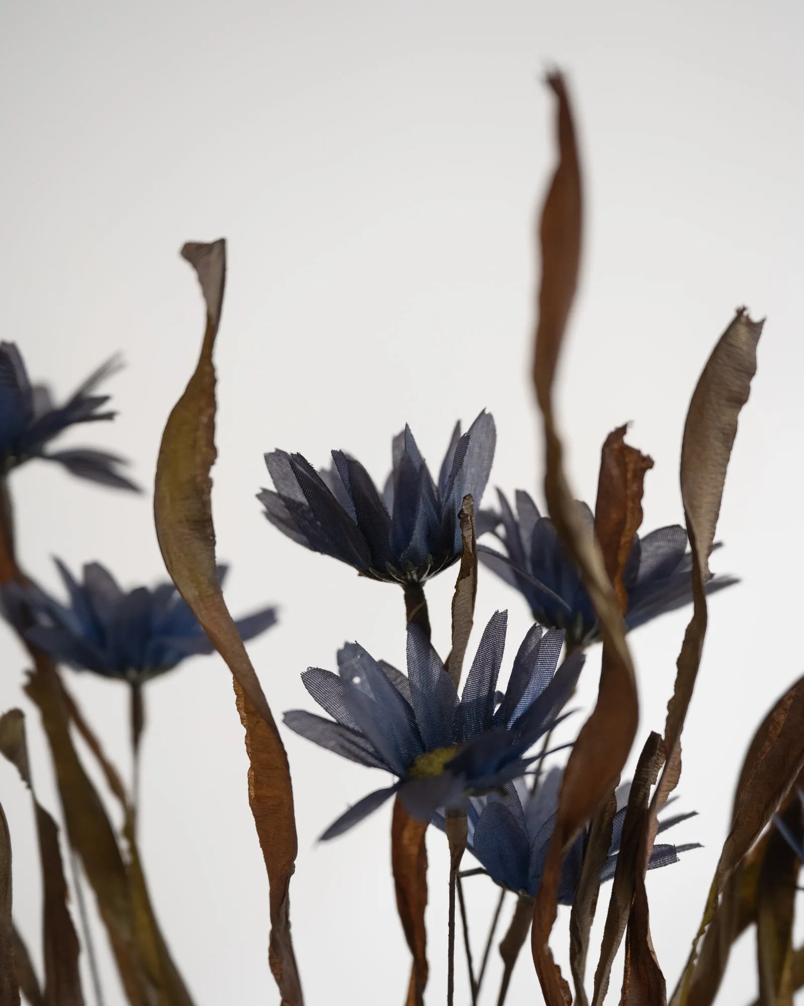 Faux Flower Gerbera Blue