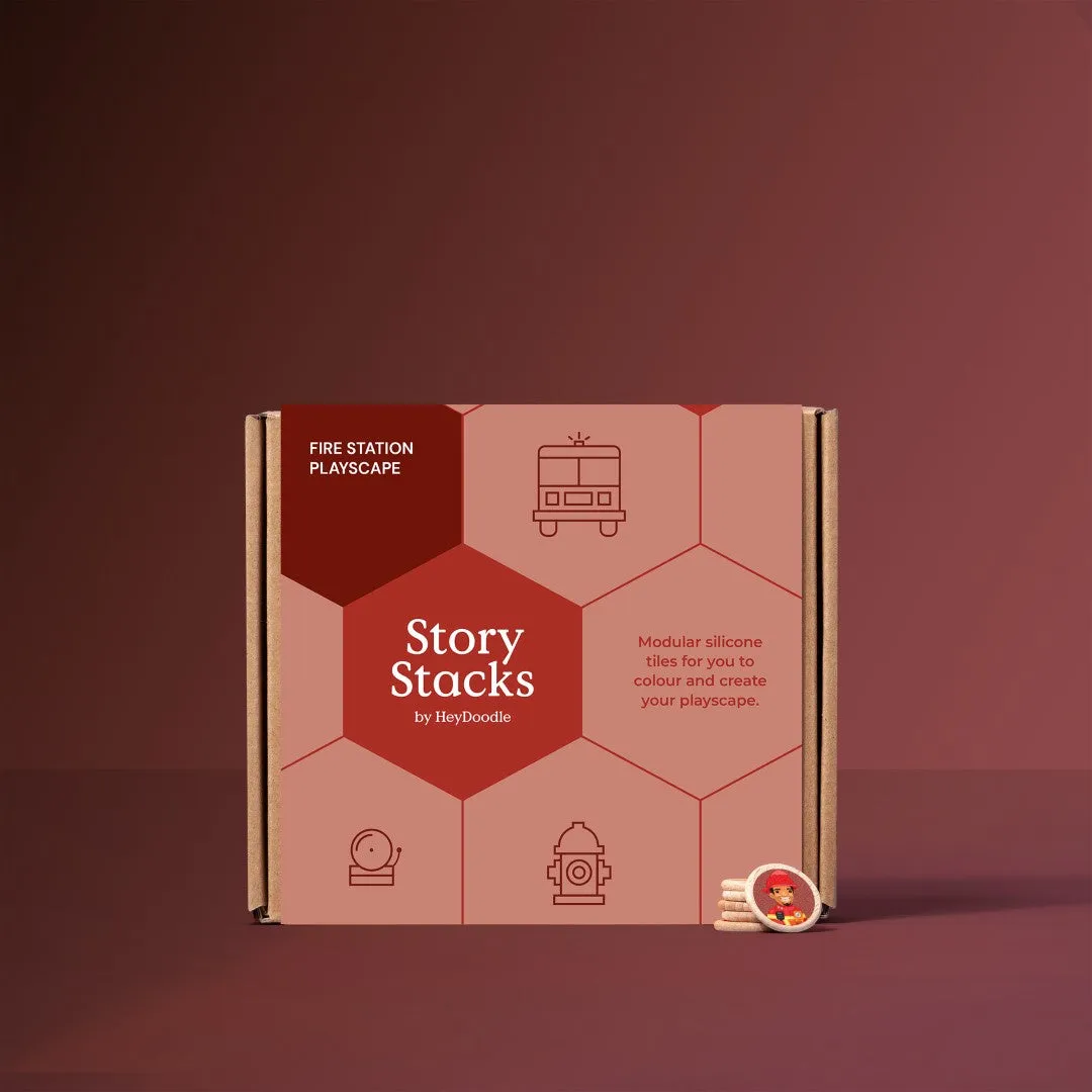 Hey Doodle Story Stacks - Firestation