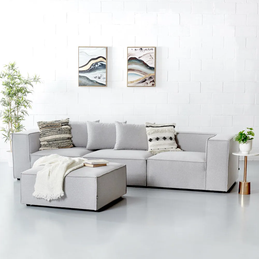 MASON - Light Grey Modular Set (3 piece)