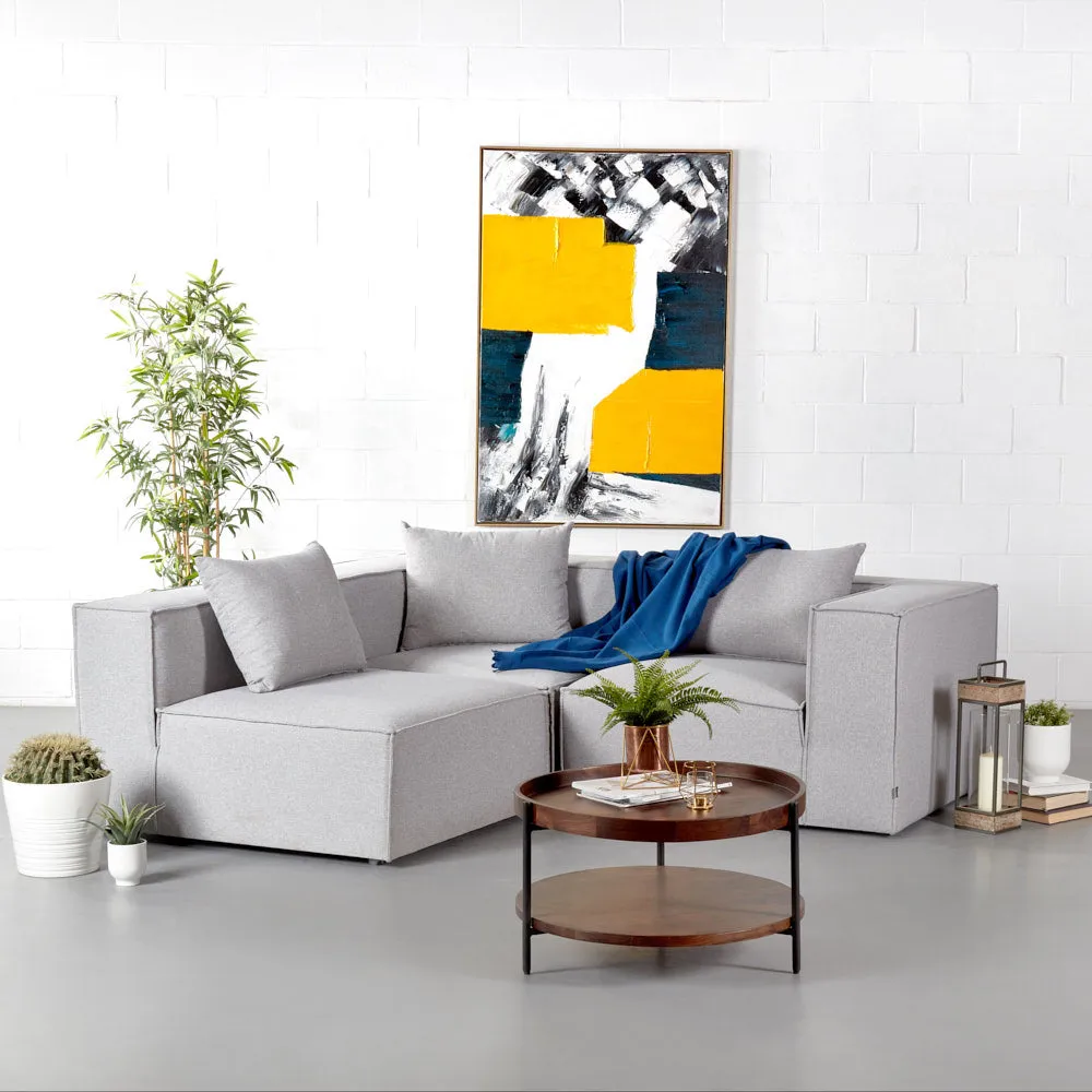 MASON - Light Grey Modular Set (3 piece)