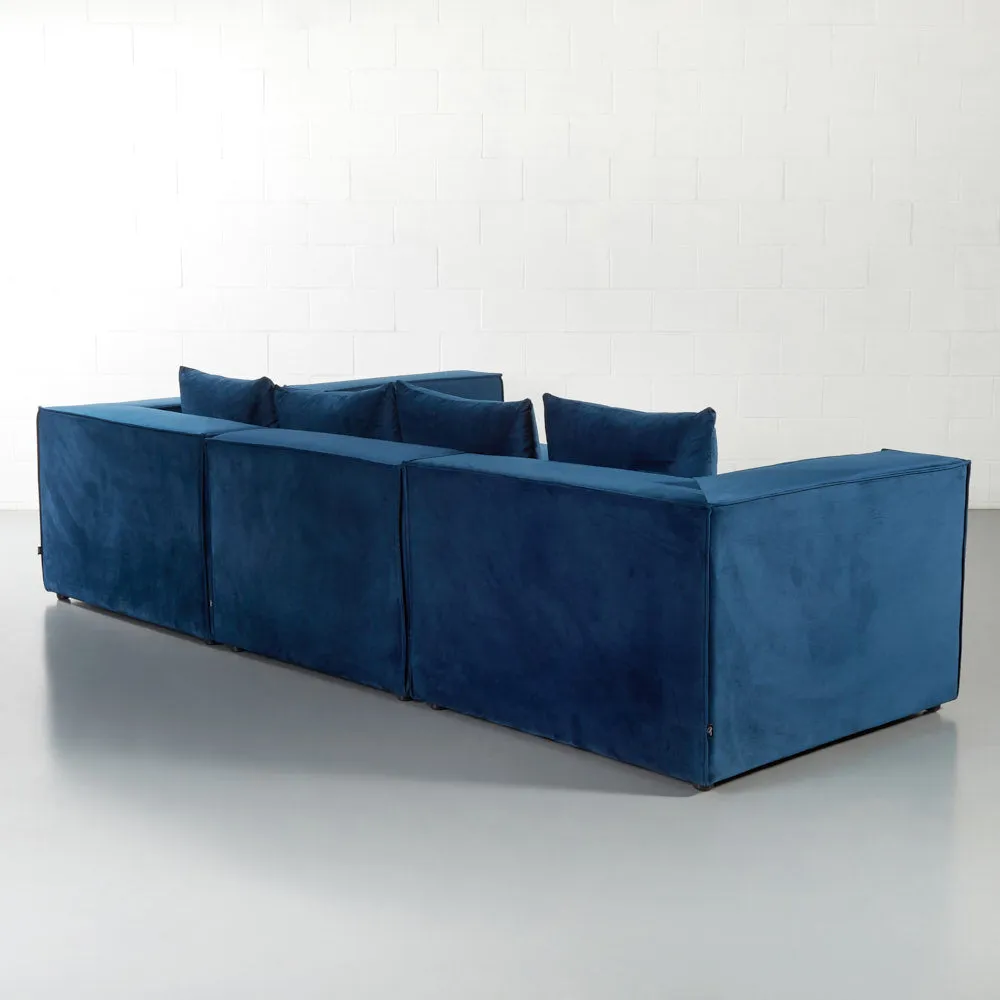 MASON - Velvet Blue Modular Set (4 piece)