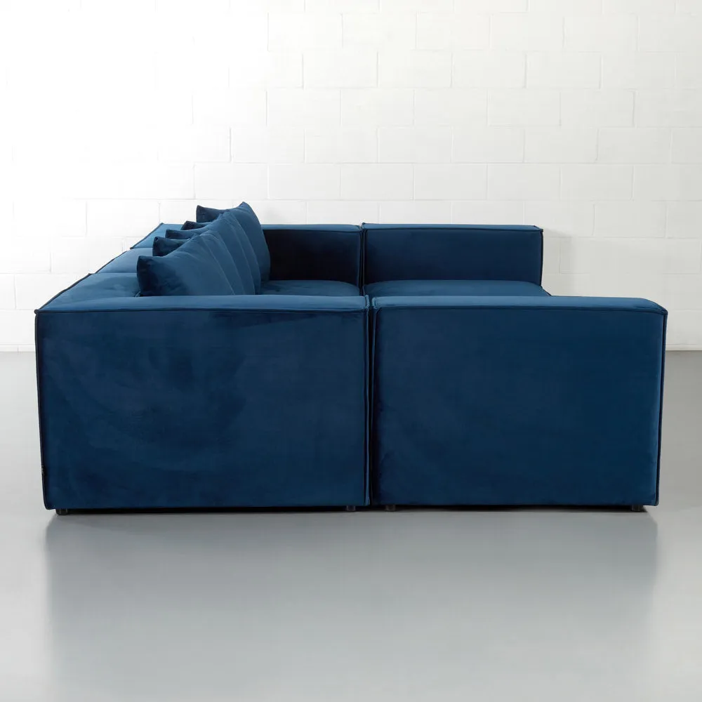 MASON - Velvet Blue Modular Set (5 piece)