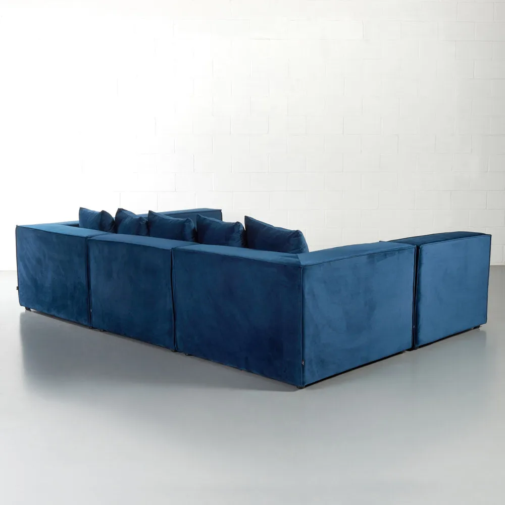 MASON - Velvet Blue Modular Set (5 piece)