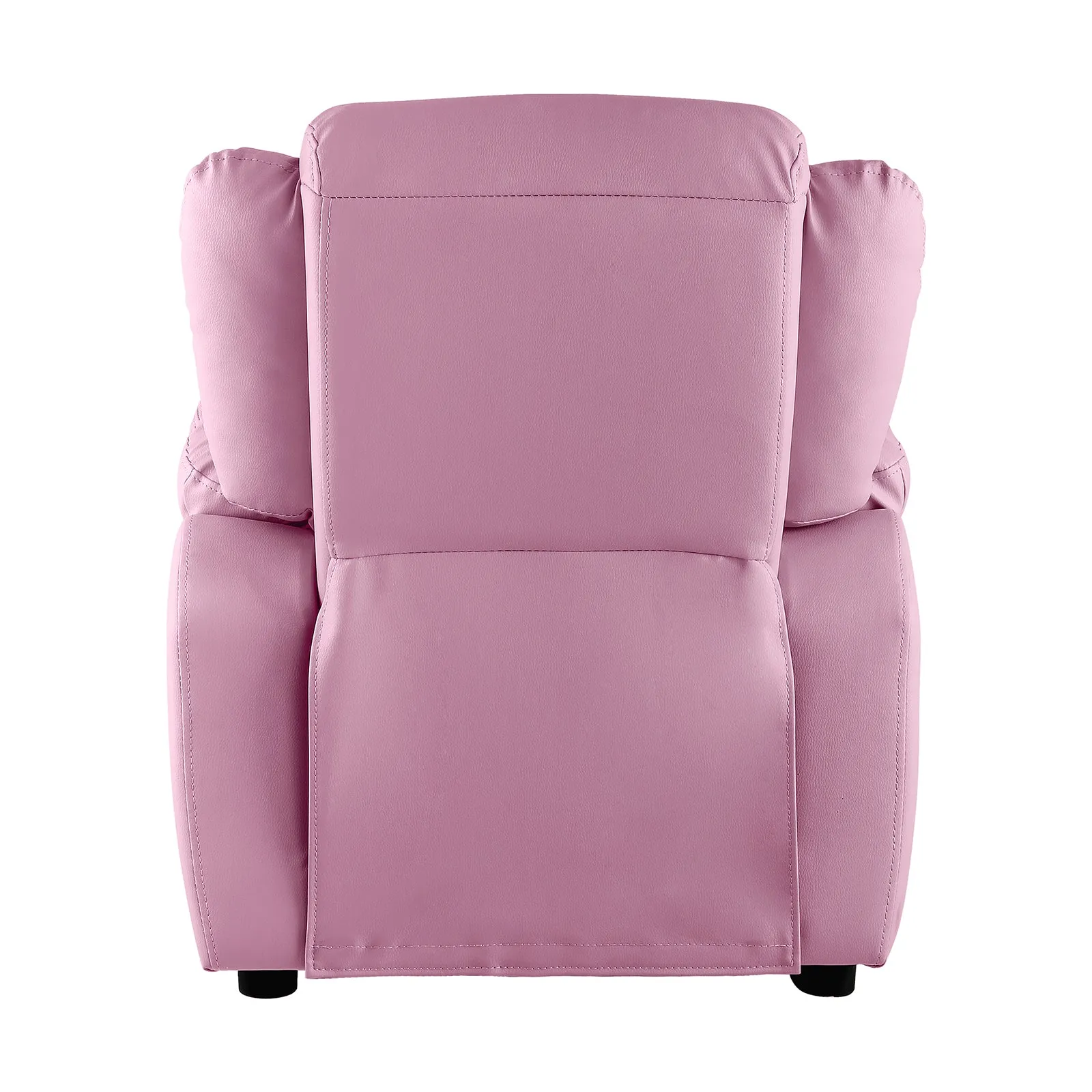 Oikiture Kids Recliner Chairs Children Lounge Sofa PU Armchair Storage Pink