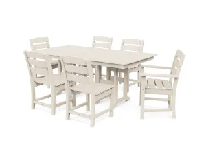 POLYWOOD® Lakeside 7-Piece Farmhouse Dining Set