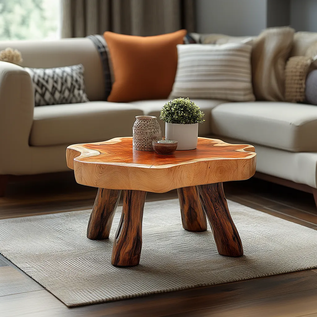 Rustic coffee table reclaimed wood table modern oak