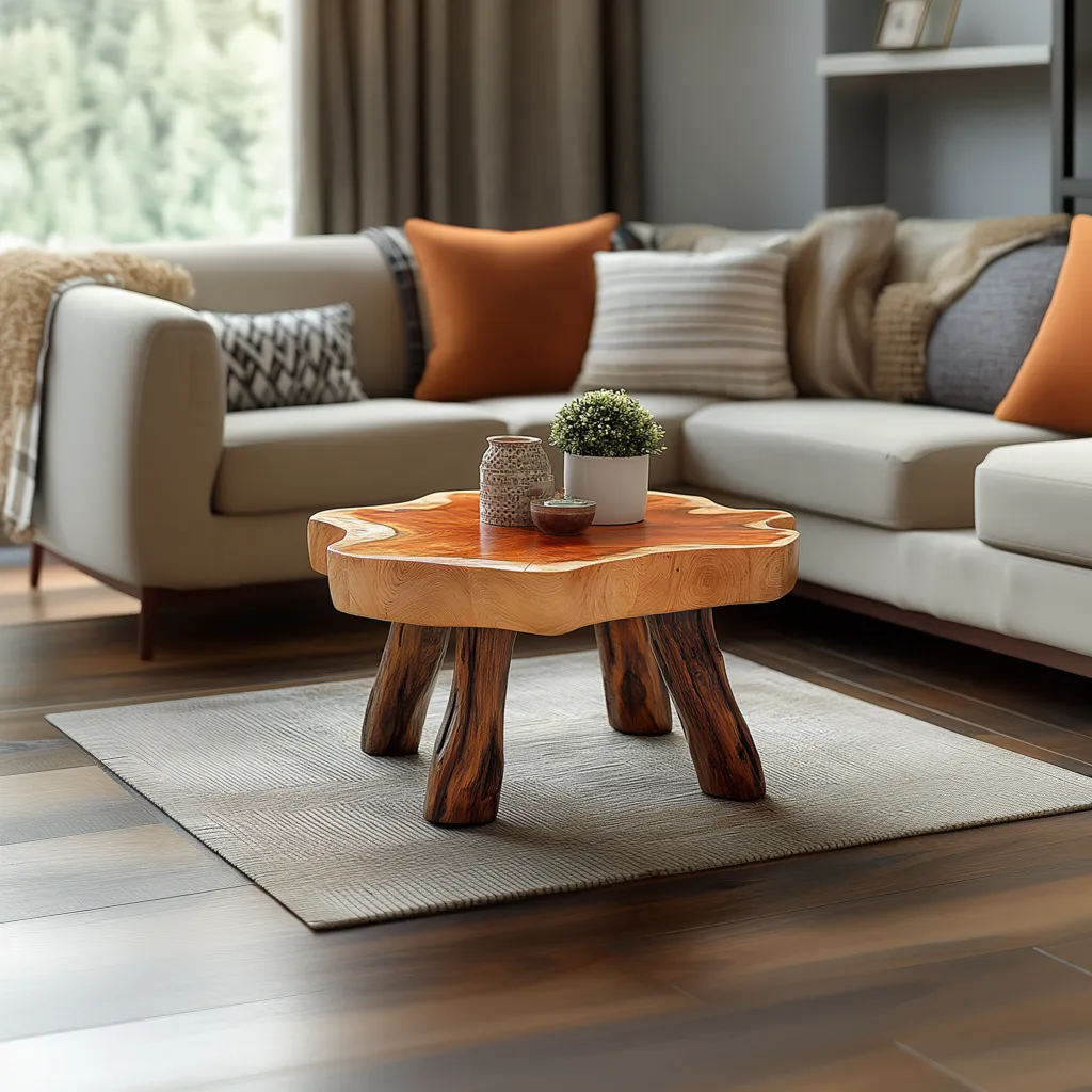 Rustic coffee table reclaimed wood table modern oak