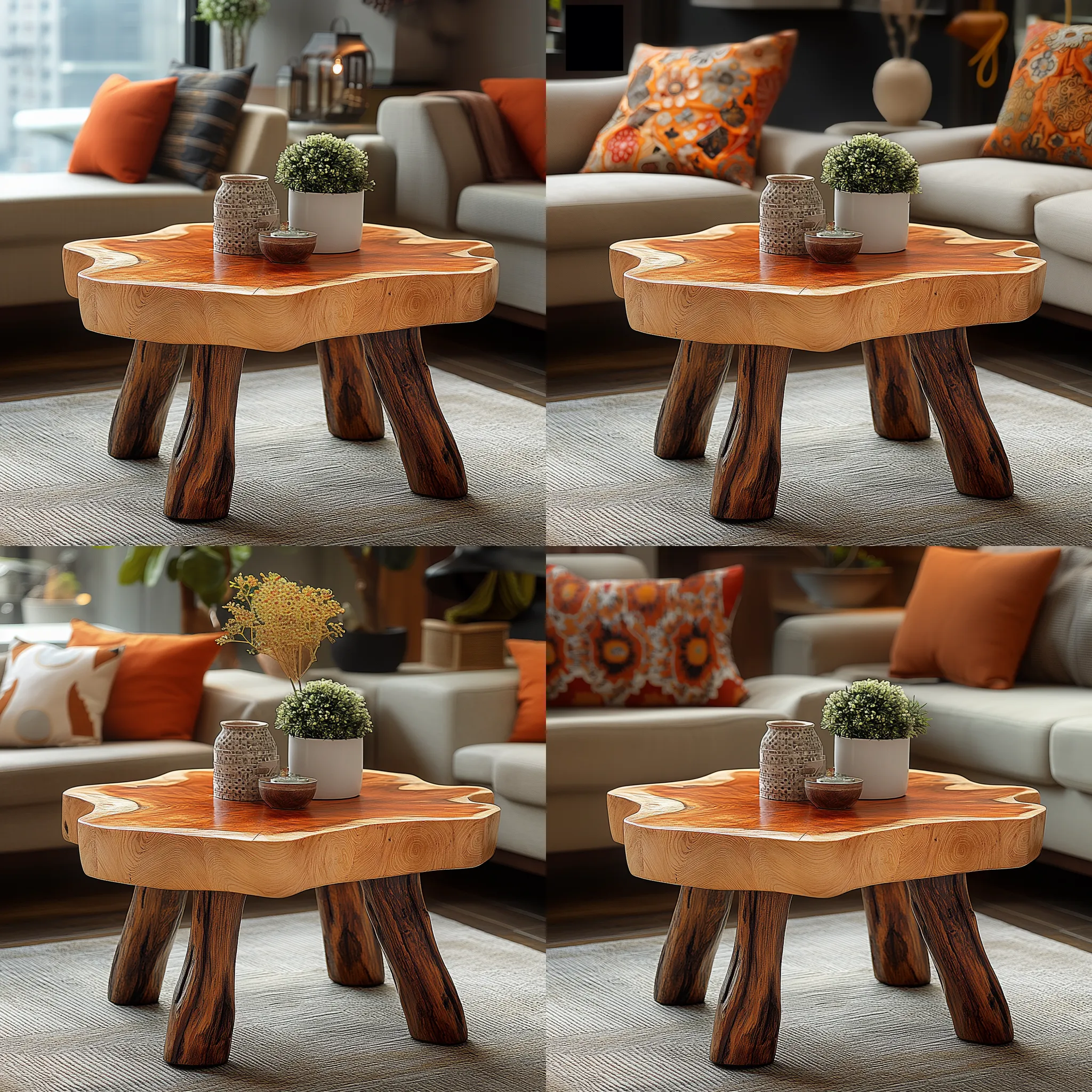 Rustic coffee table reclaimed wood table modern oak