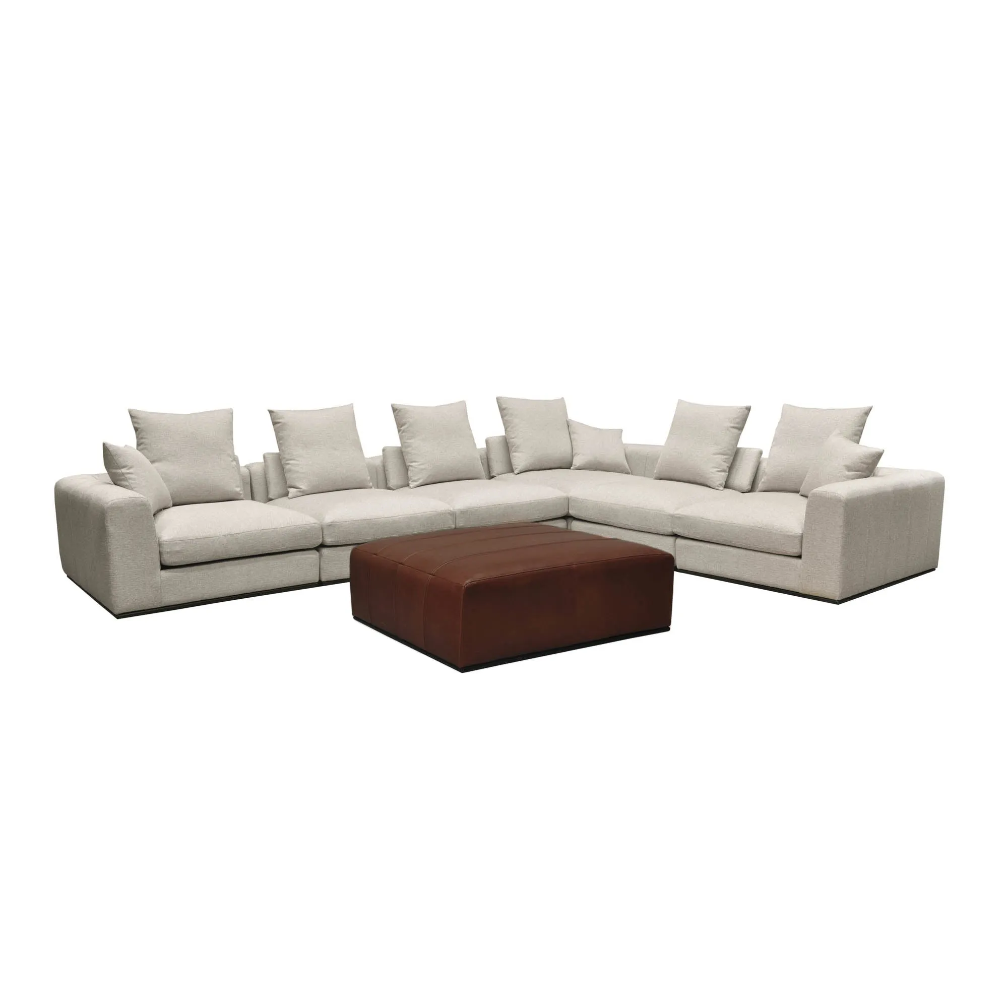Sullivan Ottoman - Tobacco
