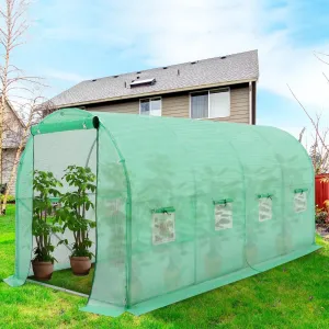 Tunnel Greenhouse Garden Green House, 13'x7'x7