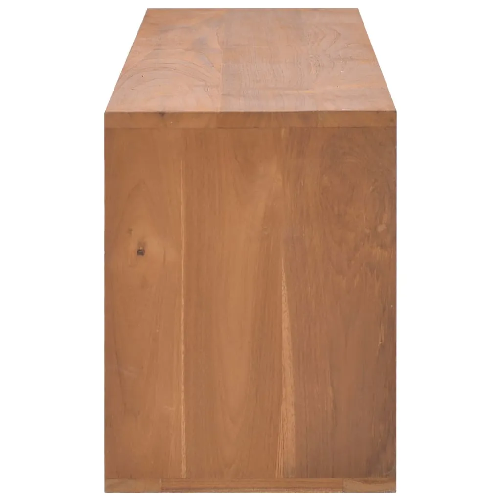 TV-Schrank 110x30x40 cm Teak Massivholz