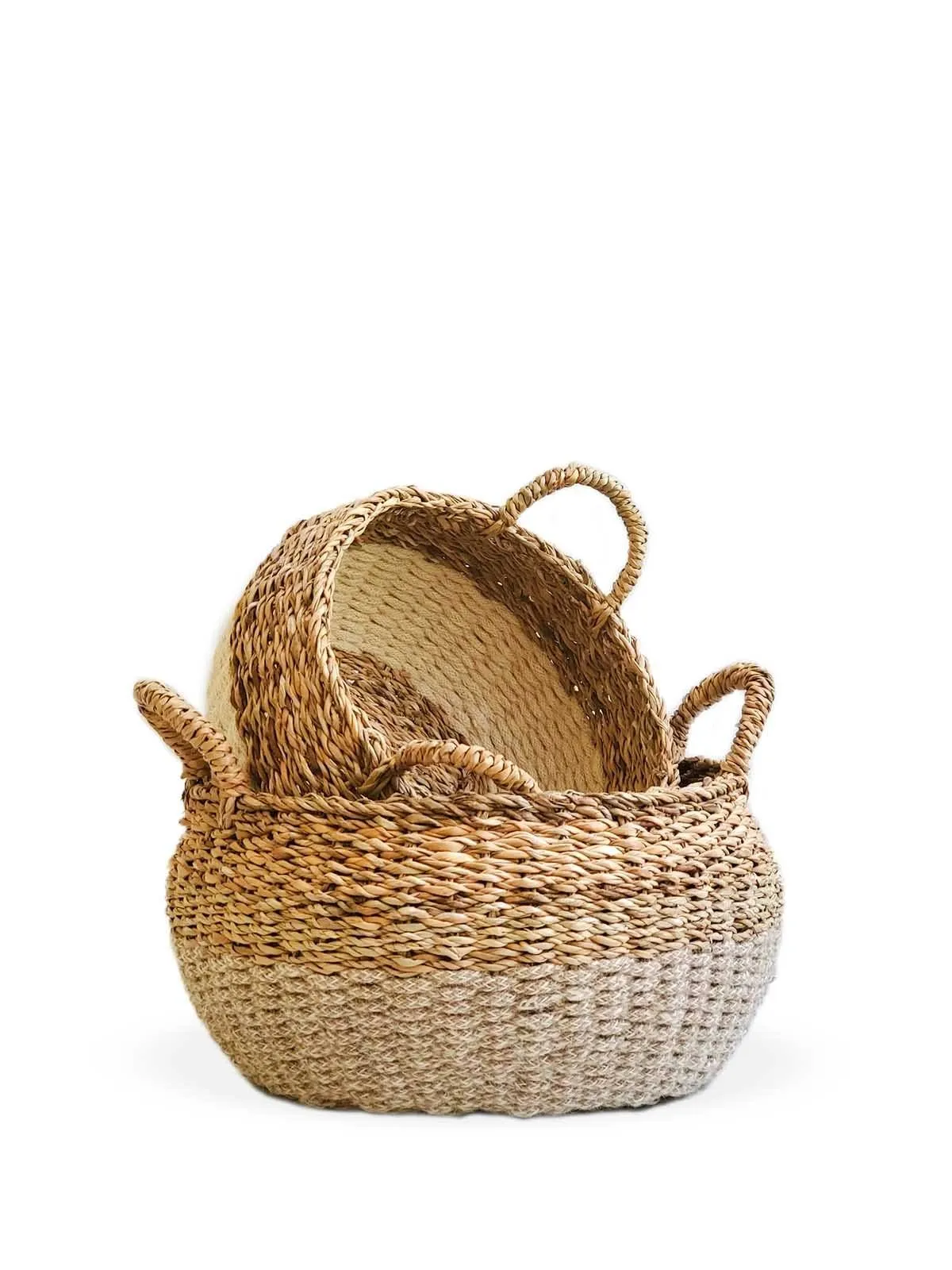 Ula Floor Basket - Natural (Set Of 2)