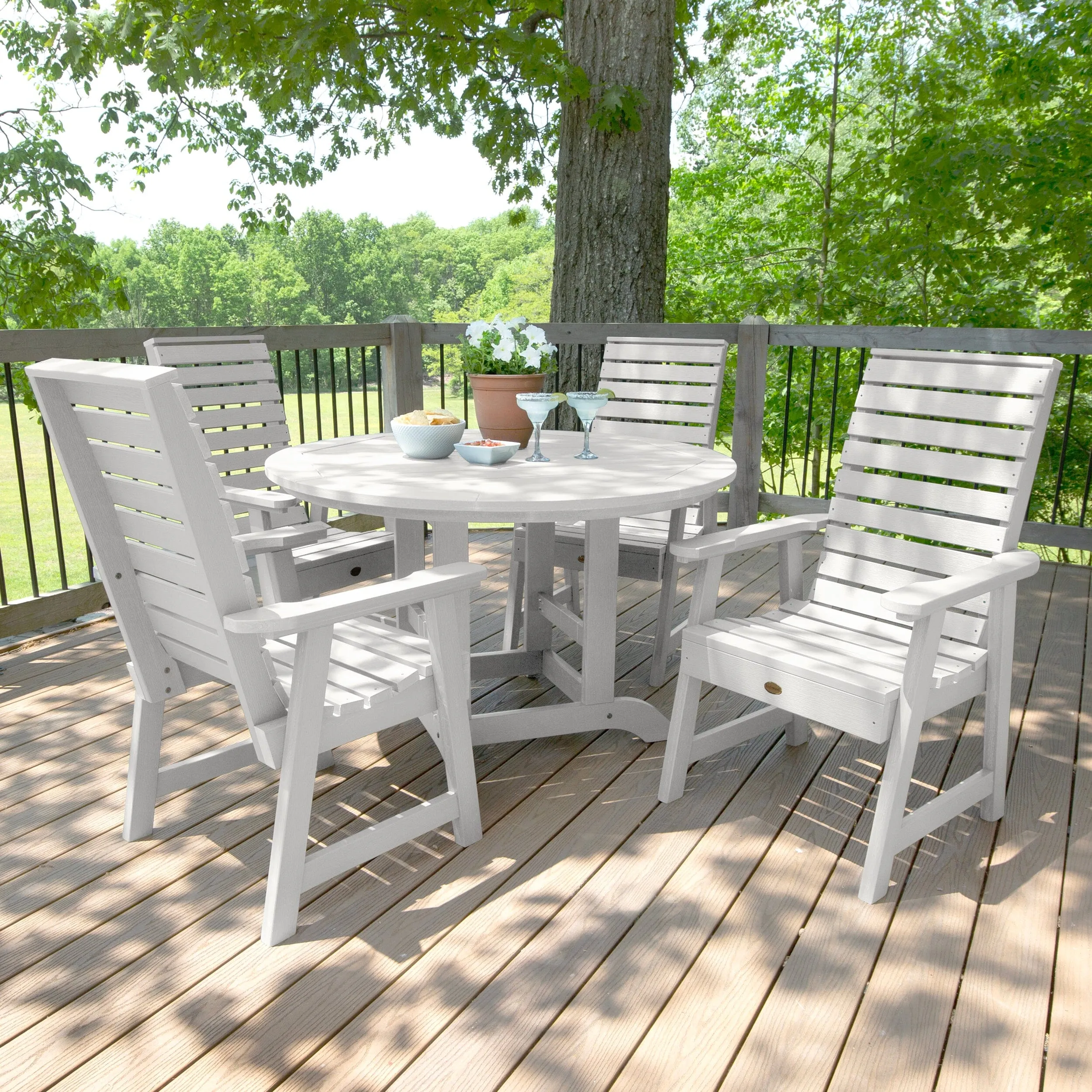 Weatherly 5pc 48in Round Dining Set - Dining Height