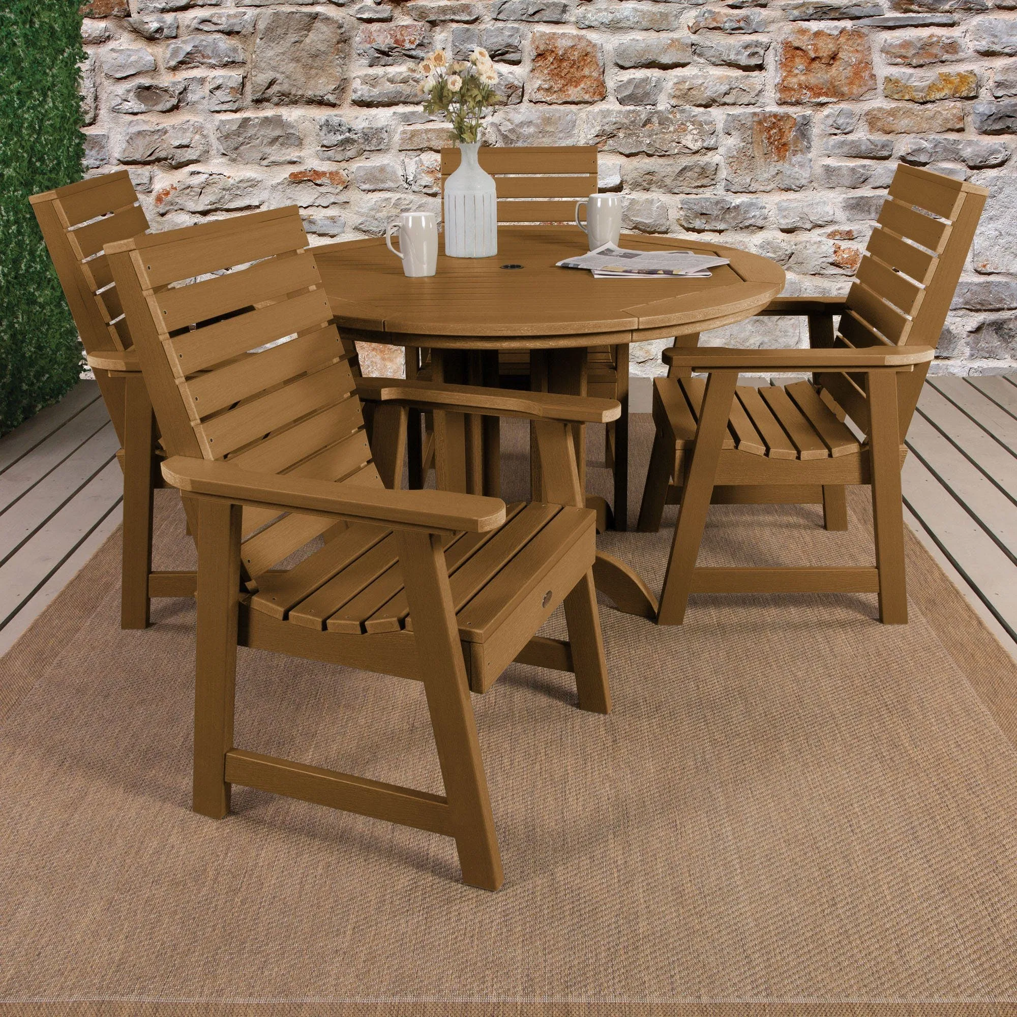 Weatherly 5pc 48in Round Dining Set - Dining Height