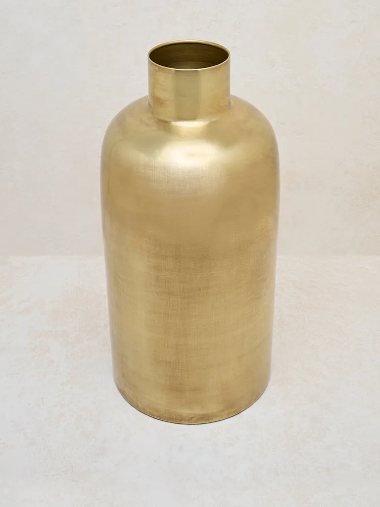 Westside Home Gold Metal Vase - Large