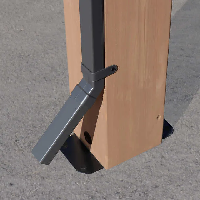 Yardistry Multi-Purpose Shade Structure Rain Gutter